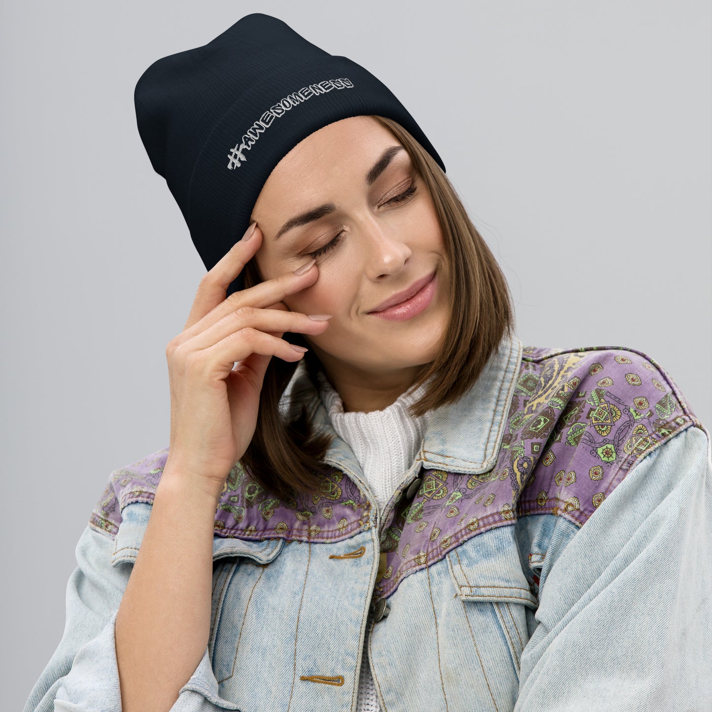 Core4 Awesomeness Embroidered Beanie