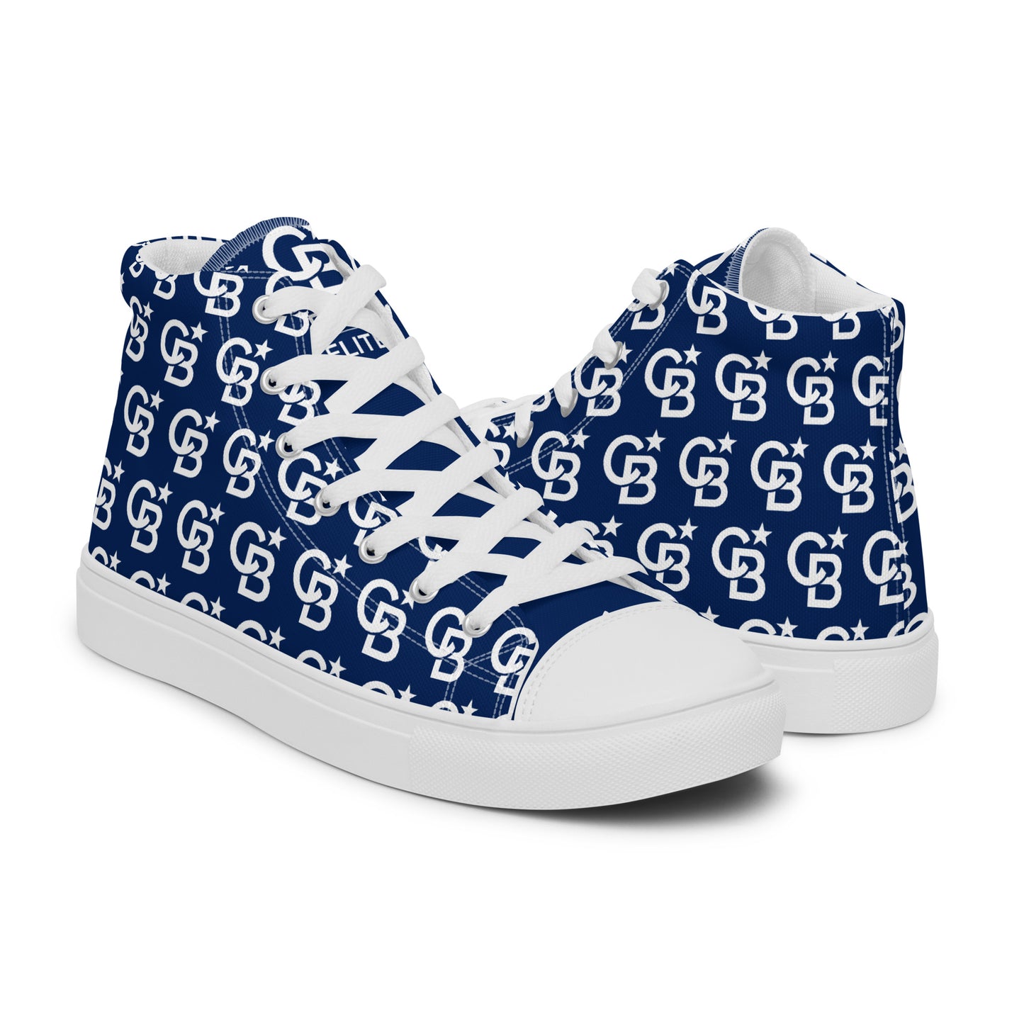 CBE Monogram Logo Men’s high top canvas shoes