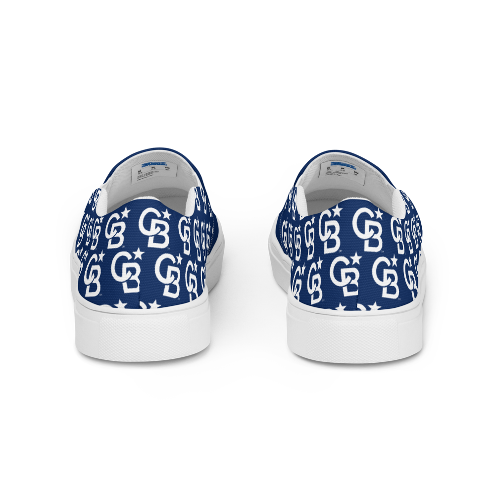 CBE Monogram Logo Women’s slip-on canvas shoes