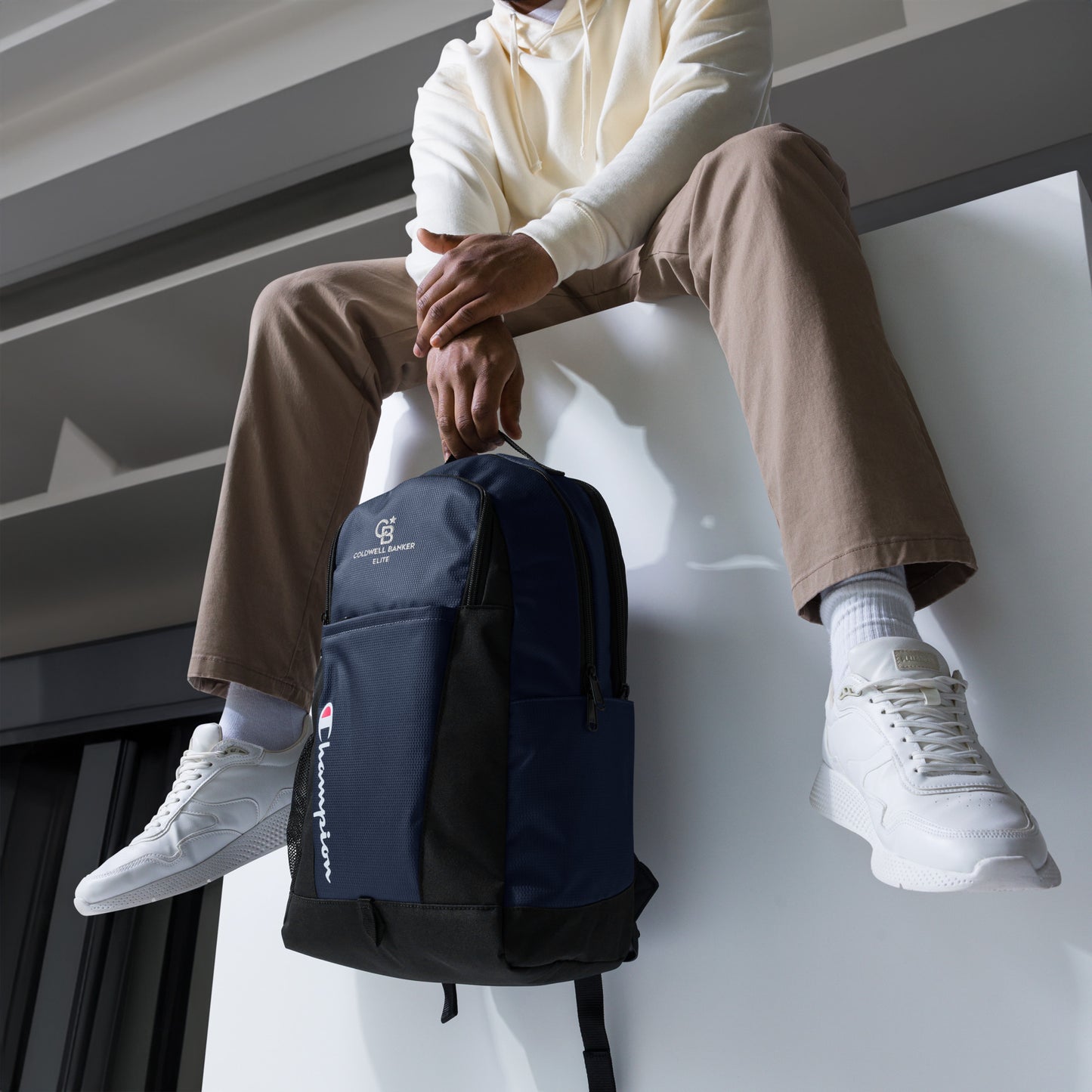 CBE Monogram Logo Champion backpack