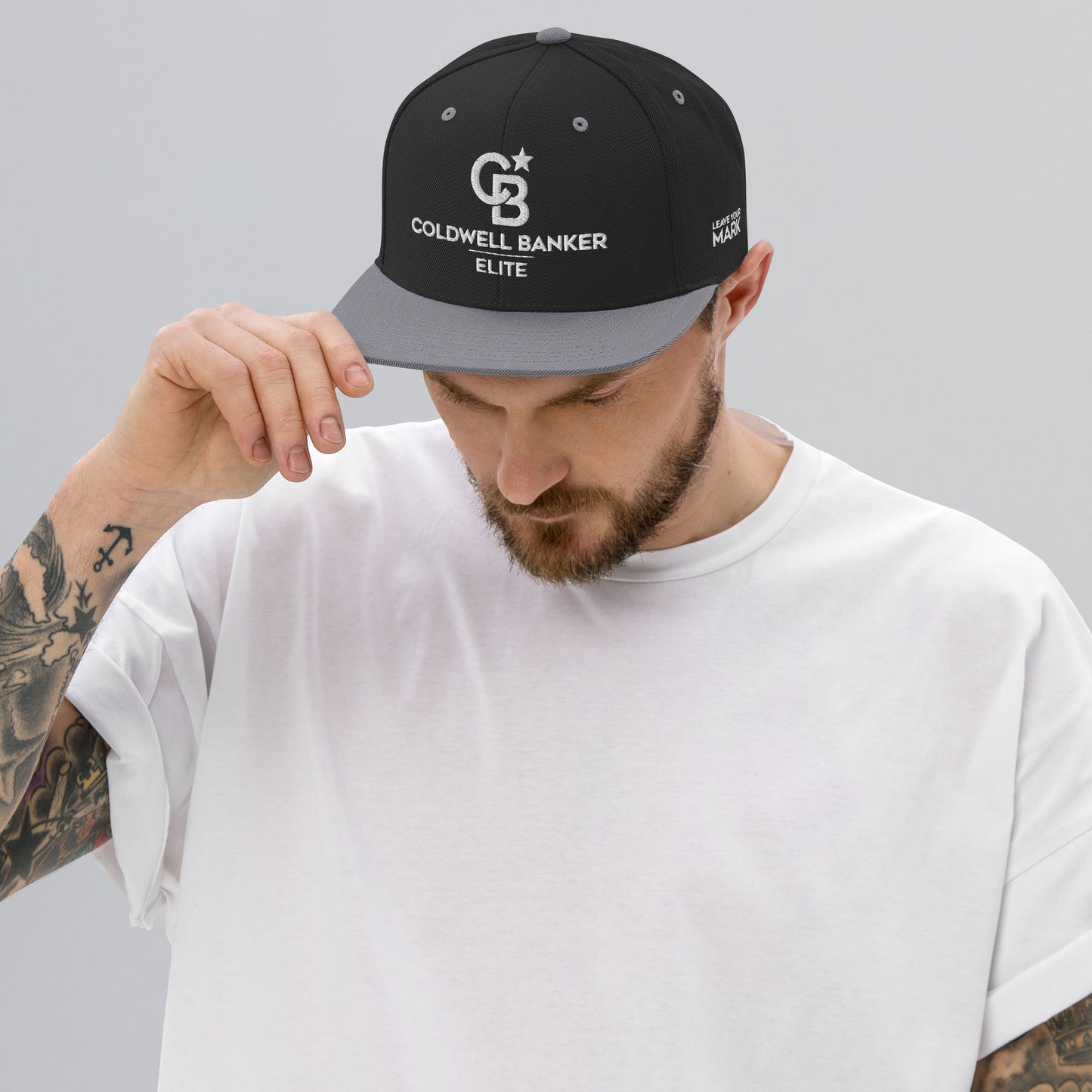 CBE Monogram Logo Snapback Hat