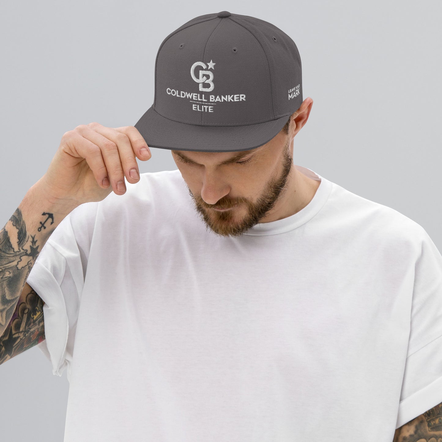 CBE Monogram Logo Snapback Hat