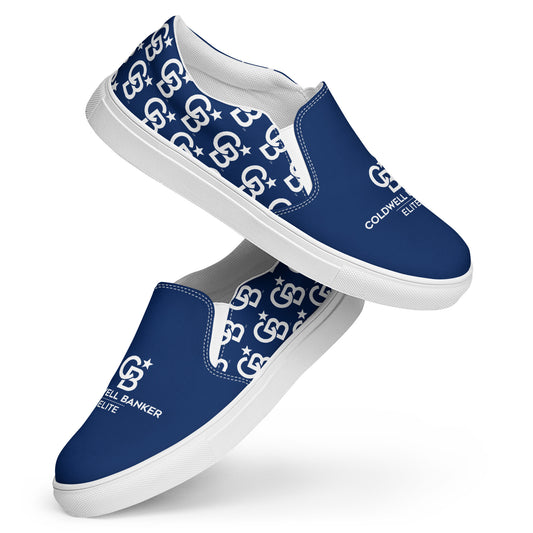 CBE Monogram Logo Men’s slip-on canvas shoes