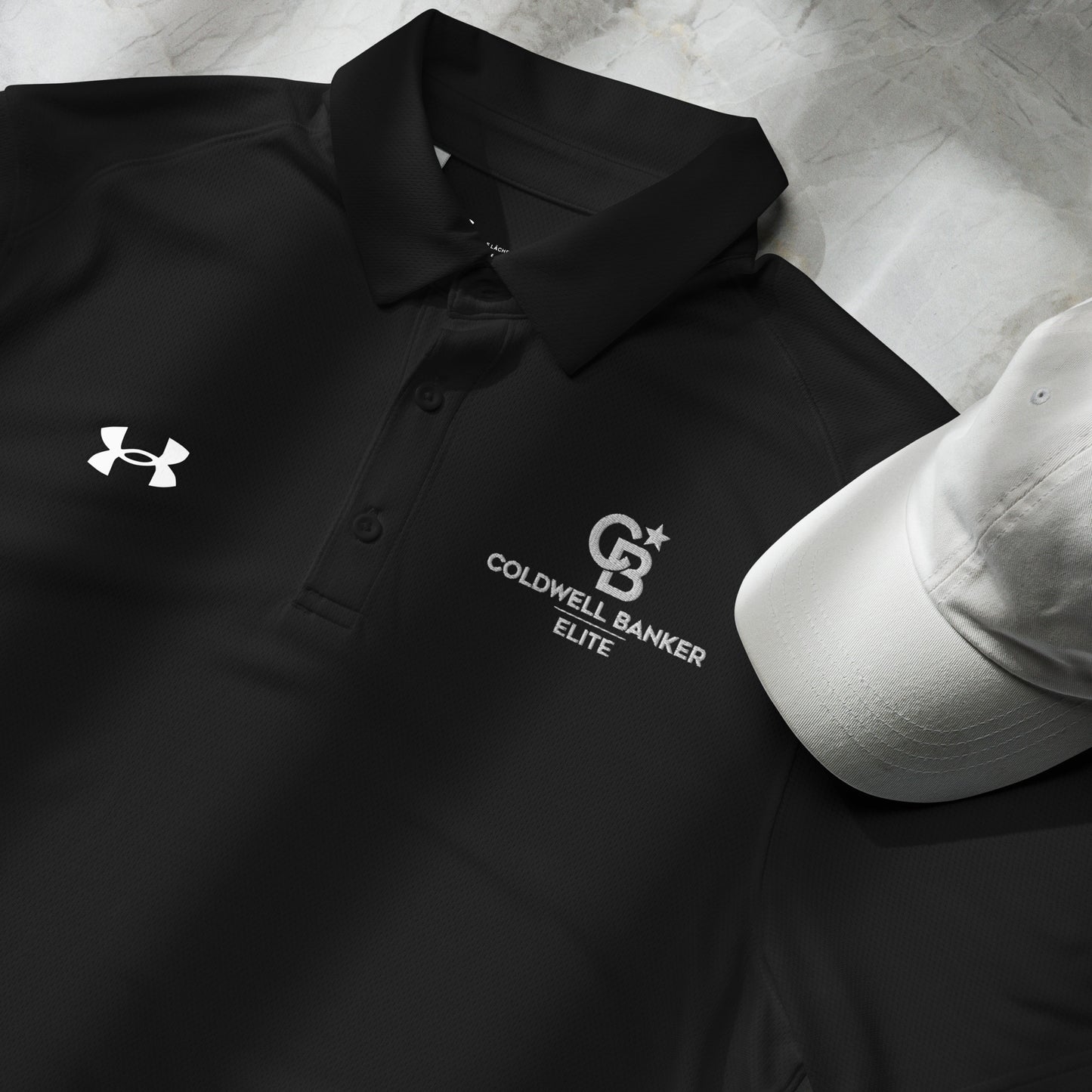 CBE Monogram Logo Under Armour® men's polo