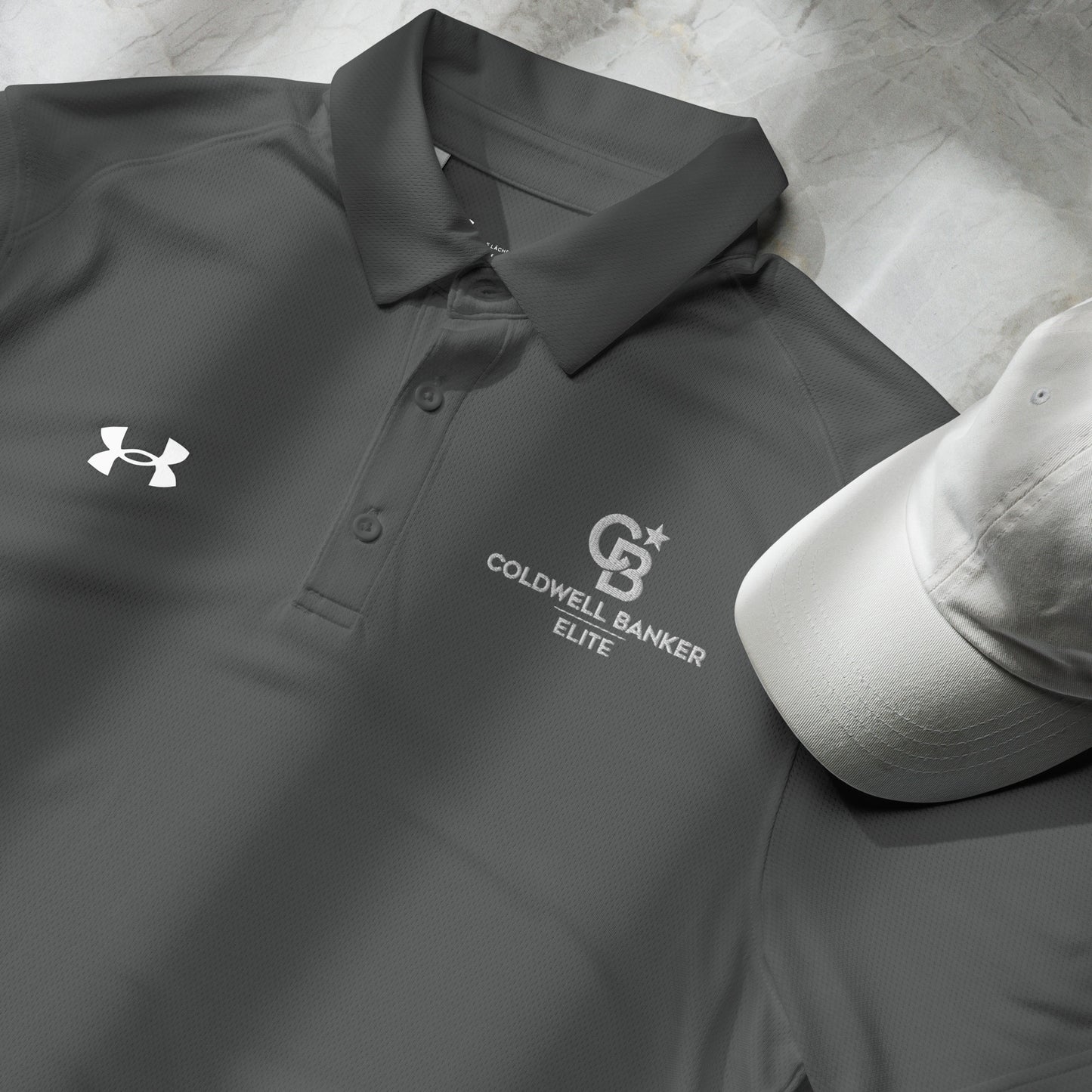 CBE Monogram Logo Under Armour® men's polo