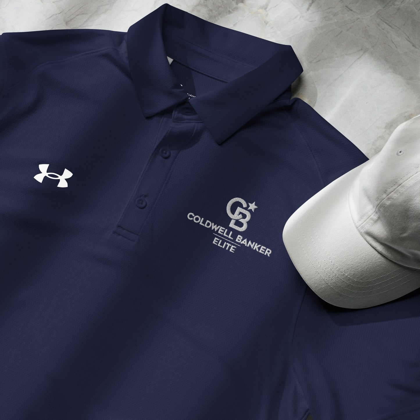 CBE Monogram Logo Under Armour® men's polo