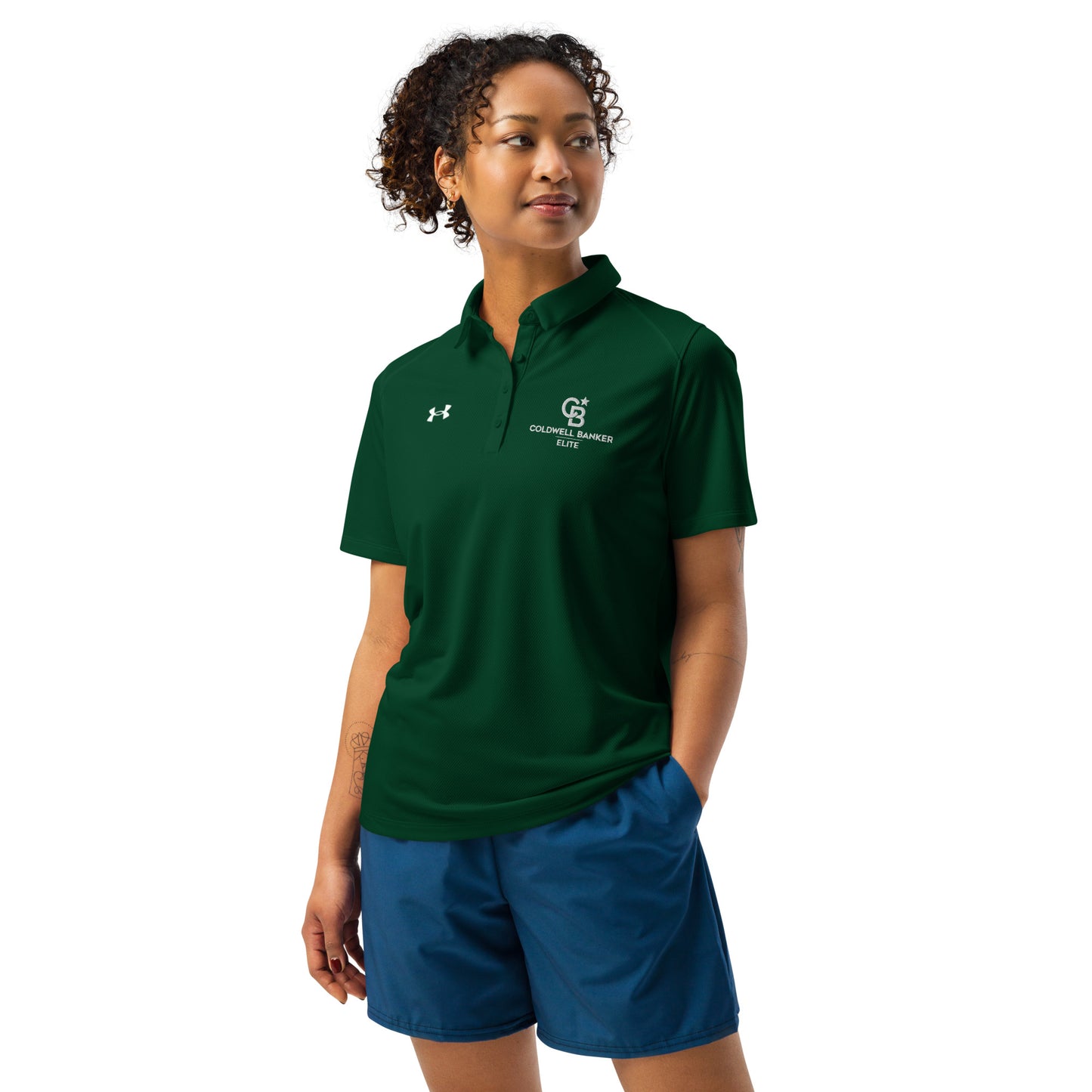 CBE Monogram Logo Under Armour® women’s polo