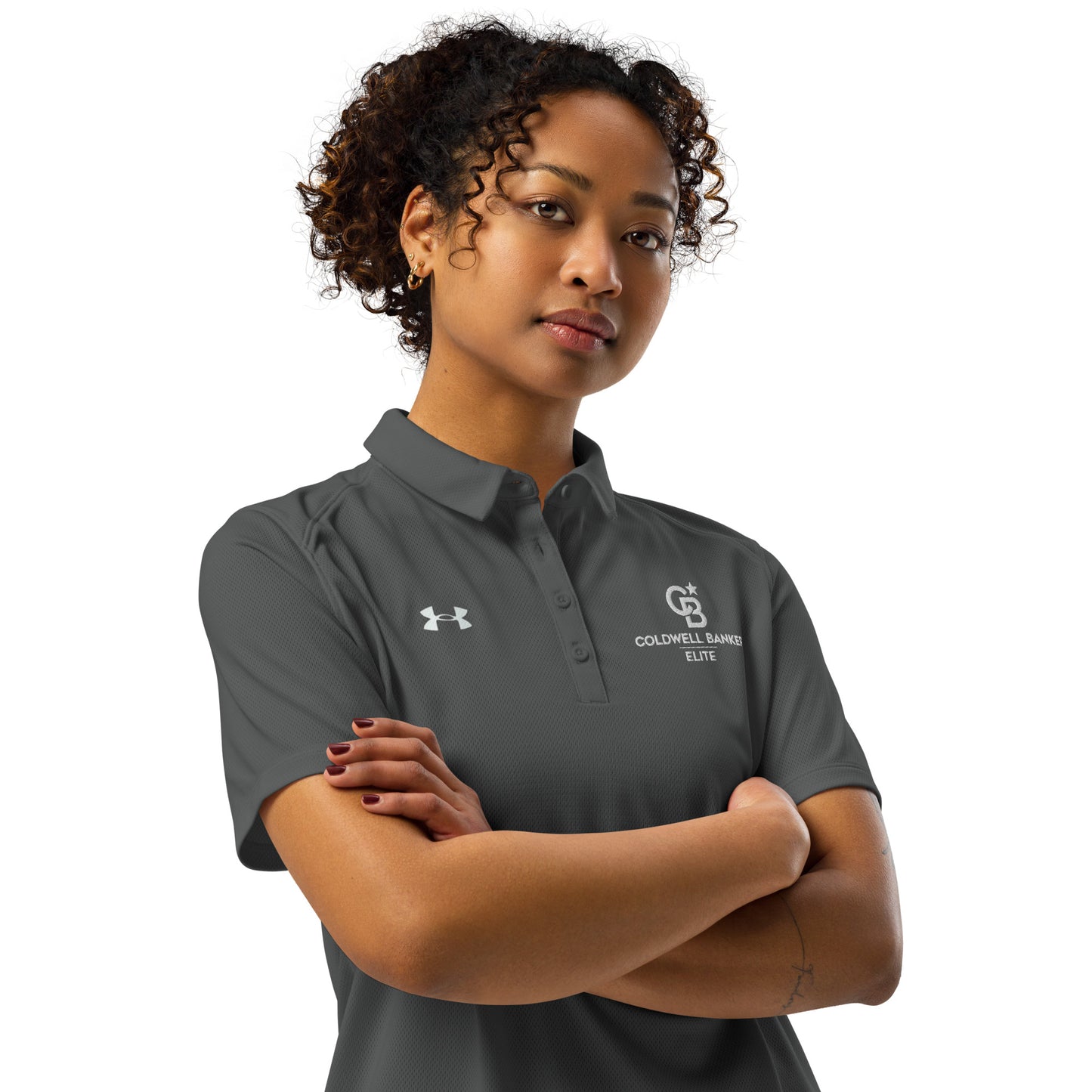 CBE Monogram Logo Under Armour® women’s polo