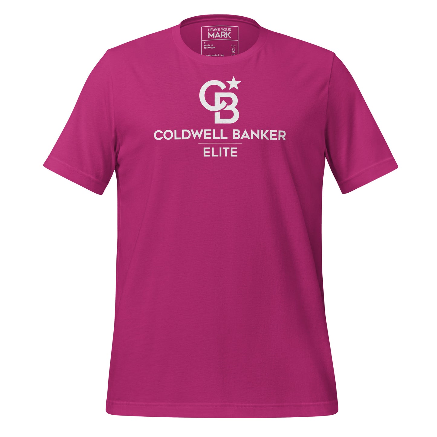 Pink CBE Monogram Logo Unisex t-shirt