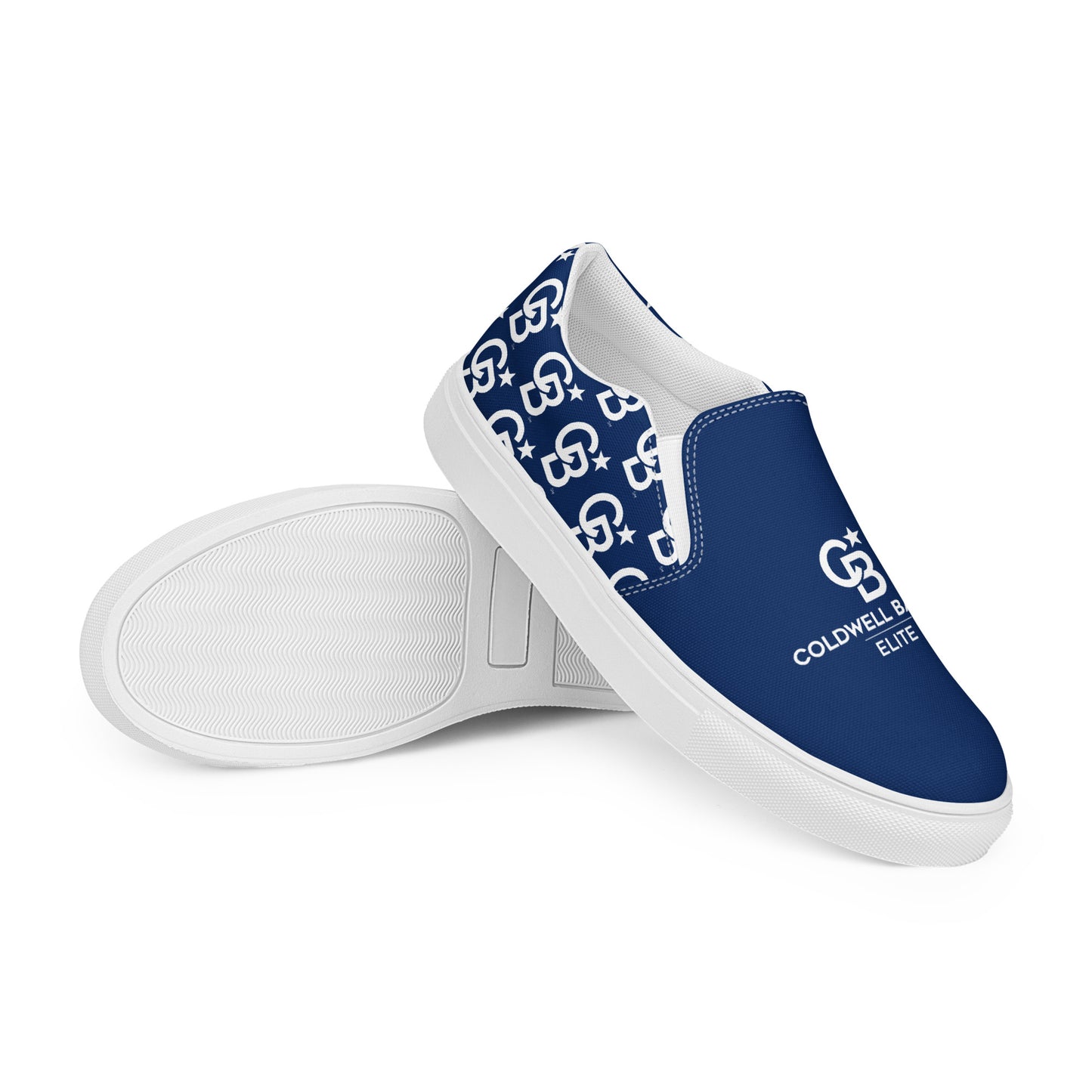 CBE Monogram Logo Women’s slip-on canvas shoes
